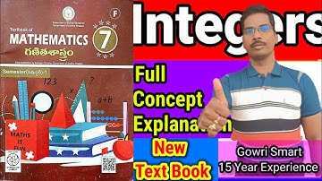 7th Class Maths(2025-26) New Syllabus|| Chapter-1|| Integers Full Concept|| Must Watch #viral