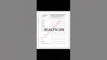 ( Bcom sy ) BAOU ASSIGNMENT SOLUTIONS AUGUST 2024 #assignment #baou #bcom #solutions #college