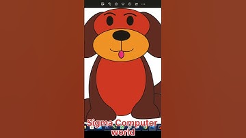 COREL DRAW मे dog कैसे बनाये   Watching Full Video on Youtube  #shorts #viralvideo #coreldraw #tech