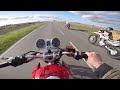 Honda xr 170 vs honda cbx250 con escape y carbu 