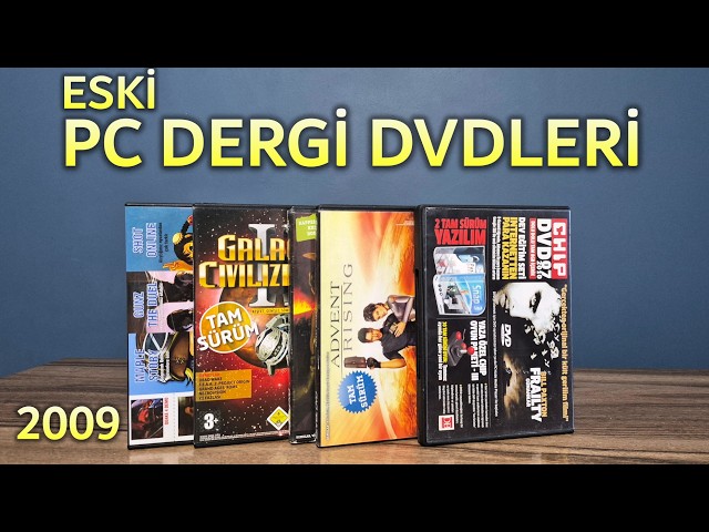 Bit Pazarından Eski PC Dergi DVD'ler Aldım Bakalım Neler Var