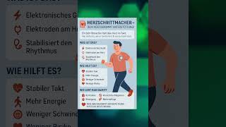 🔋 Herzschrittmacher – dein Herz bekommt Unterstützung! #Herzgesundheit #Schrittmacher #StarkesHerz