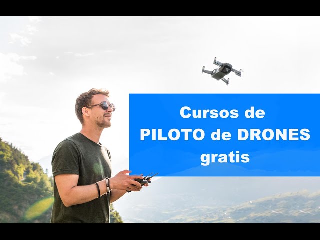 ☝ Cursos de piloto de DRONES gratis en modalidad presencial - YouTube