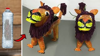 DIY AWESOME LION PLANTER FROM PLASTIC BOTTLE UNEXPECTED RESULT! | DIY PLANT POT