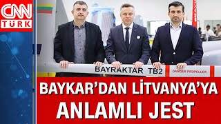 Bayraktar TB2 alımı için bağış toplayan Litvanya'ya BAYKAR'dan anlamlı jest