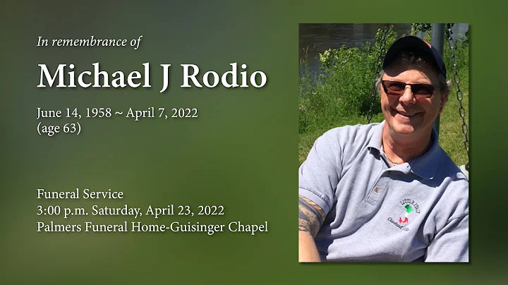 Michael J Rodio Funeral Livestream