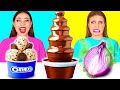 チョコレートファウンテンチャレンジ | キッチンのハックとレシピ TeenTeam Challenge