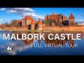 📽⁴ᴷ⁶⁰ Malbork Castle. Poland. Full Virtual Tour 2022