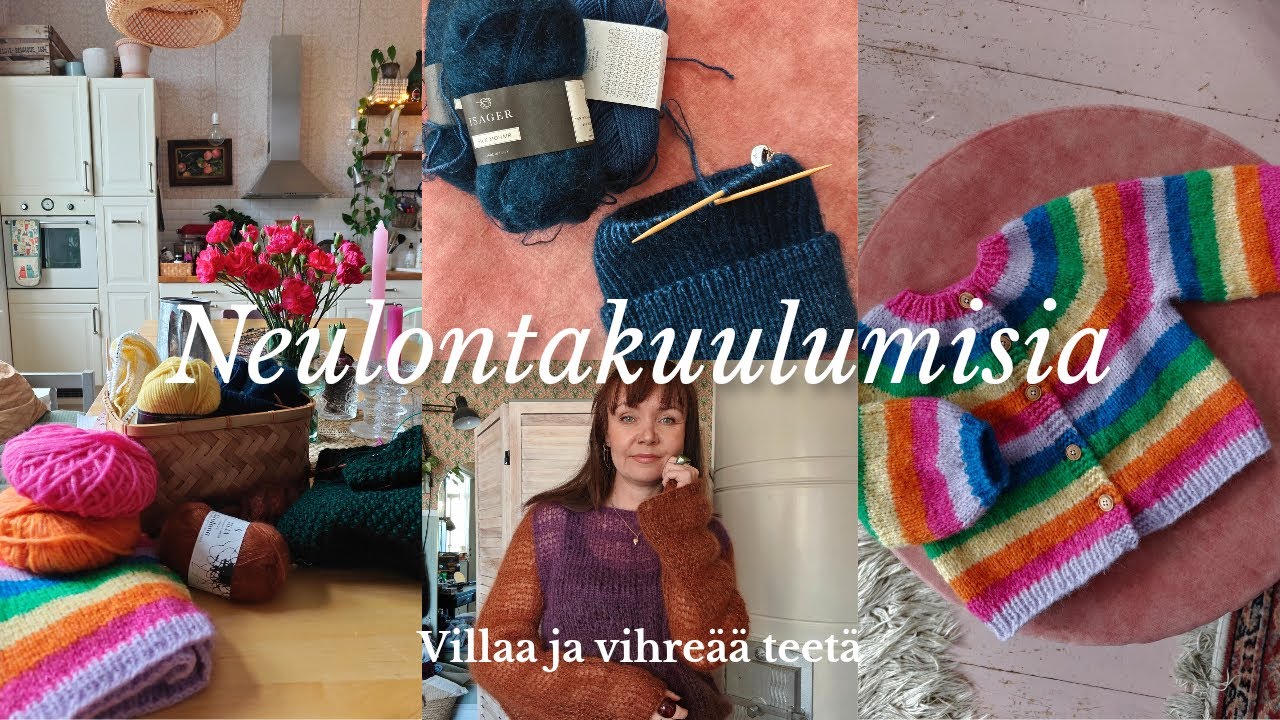 Neulontakuulumisia- valmiit, keskeneräiset ja suunnitelmat | Tammikuu 26 | Villaa ja vihreää teetä