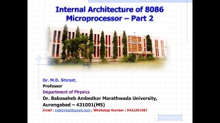 Internal Architecture  of 8086 Microprocessor :  Part 2