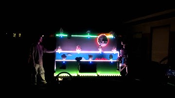 Eugene Maker Space - Red Bull Creation 2013 Qualifier - Lights at night