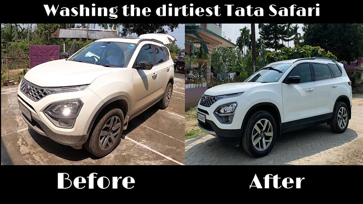 Washing my Dirtiest Tata Safari after Tawang road trip | Best car washing cloth