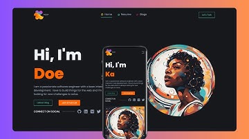 Build a Portfolio & Blog with React | Tailwind | Contentful | NodeMailer | Beginner - Part 1