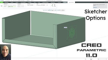 Creo Parametric 11.0 - New Sketcher Options