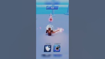 Clashing an extreme bot in blade ball