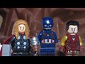 Cap, Tony, and Thor vs Thanos  (LEGO Avengers: Endgame Pt13)