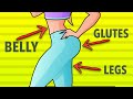 3 in 1: Belly + Legs + Glutes Home Workout To Get Lean