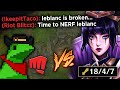 I show IKeepitTaco and Rioter why my Leblanc should be feared.