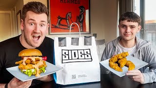 BROTHERS TRY THE SIDEMEN SIDES MENU