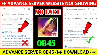 FF advance server | how to Download OB45 advanced server | free fire advance server kaise open karen