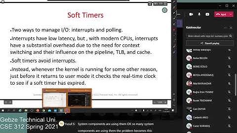 CSE 312 Spring  2021 May 31  I/O clock hardware and software, intro to deadlocks