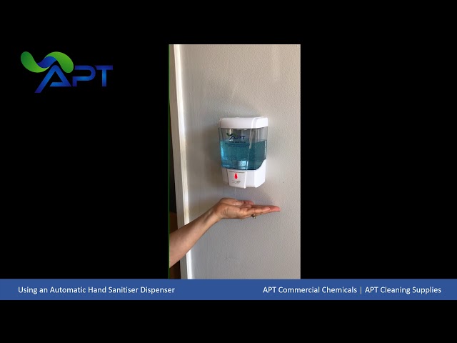 Using an Automatic Hand Sanitiser Dispenser