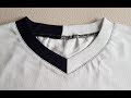 Playera Cuello "V" DIY How to sew a V Neck , Escote V , Tutorial Jak uszyć dekolt w serek