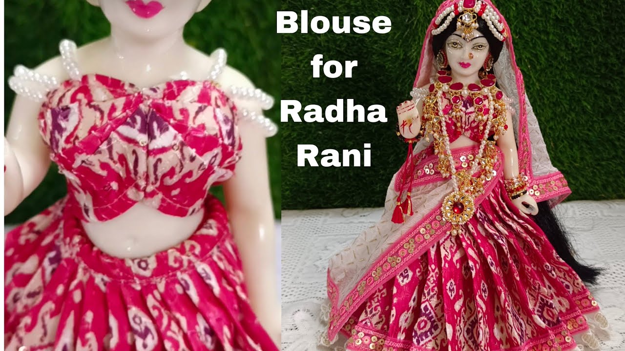 Radha rani blouse || Summer special Radha Rani blouse ||Radha Krishna dress ||