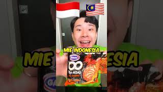 mie indonesia dan mie malaysia enak, setuju? #shorts #trending #funny #comedy #challenge