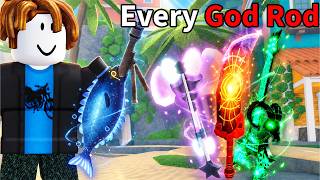 Starting Over With EVERY GOD ROD in Fisch