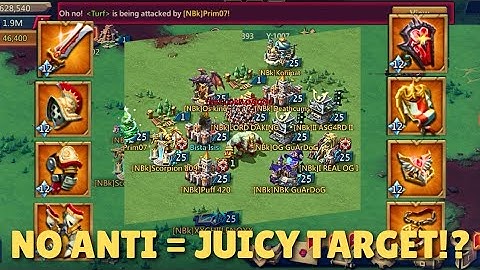 How to Bait without Guild / Maxed account vs F2P Sponsored rally trap  - Lords mobile