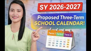 PROPOSED THREE-TERM SCHOOL CALENDAR SY 2026-2027