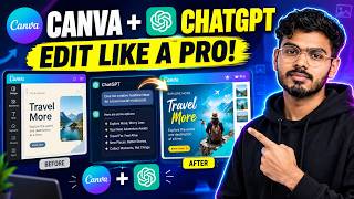 Edit Canva Pro Templates Using ChatGPT AI! (Step-by-Step Tutorial) | Ashish Kumar MJ