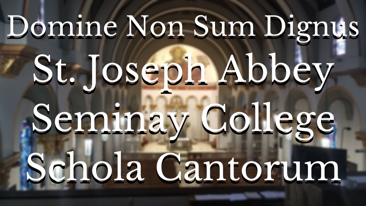 Domine Non Sum Dignus (Tomas Luis de Victoria) TTBB [LYRICS] YouTube