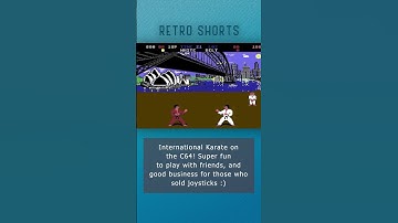 International Karate on the C64! #shorts #c64