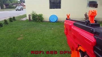 Nerf Rival Khaos -  Stock vs Modified ROF