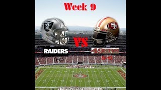 Oakland raiders vs san francisco 49ers ...