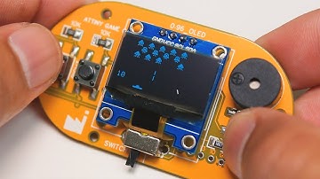DIY MINI GAME CONSOLE | ATTINY 85