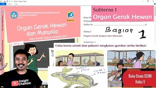 tema 1 kelas 5  sistem gerak hewan dan manusia, subtema 1 bagian 1  hal 1-27 bse k13 revisi 2017