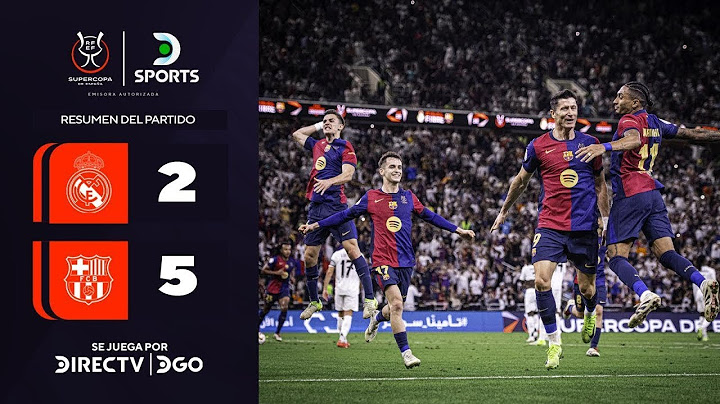 ¡Barcelona Campeón! 🏆 Goleada Histórica 5-2 al Real Madrid en la Final de la Supercopa de España 🔥⚽