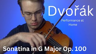 Antonin Dvorak Sonatina G Major op. 100 - Allegro Risoluto - 1st Movement