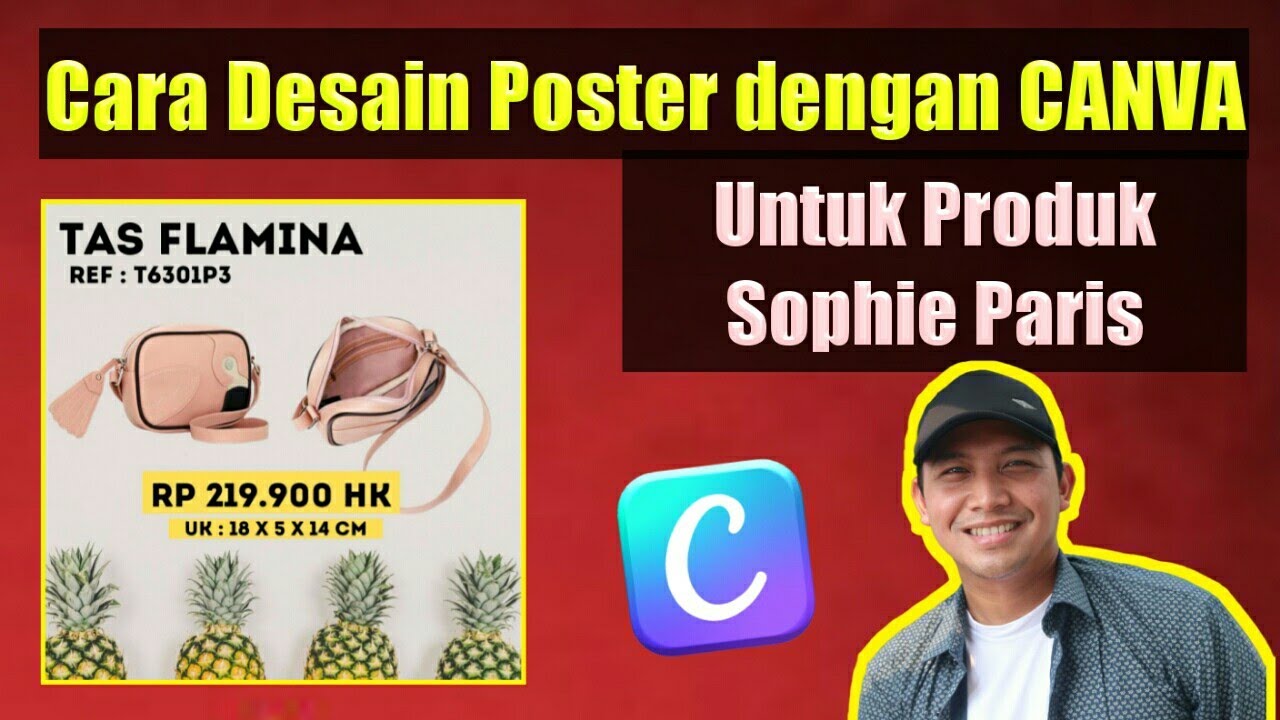 Cara Desain  Poster  di Canva untuk Produk  Sophie Paris 