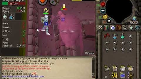 OSRS - Bow of faerdhinen (c) at Barrows (Ranging only)