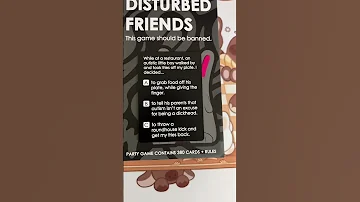 DISTURBING CARD GAME Day 51 