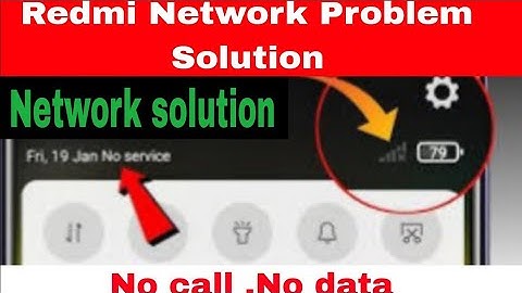 How to Fix Network Problem in Redmi Phone | No Service | Network Not Working Solution