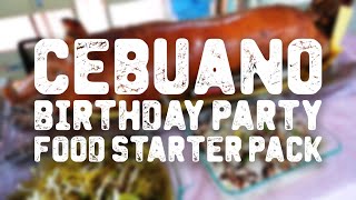 Cebuano Birthday Party Food Starter Pack