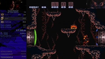 Super Metroid Max% GT Code speedrun in 1:07:49 (0:40 IGT)