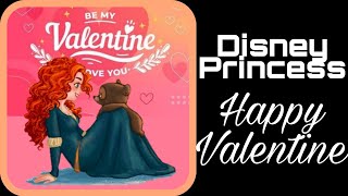 Disney Princess - Happy Valentine's Day Cards (Cute & Fun Images) #shorts #valentine #disney