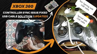 Fix Xbox 360 Controller Not Syncing  Updated USB Cable Method 2025 #Xbox360#Xbox360Controller#USBFix