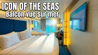 Visite EXCLUSIVE Chambre Balcon 7318 | Icon of the Seas — Le plus gros navire du monde